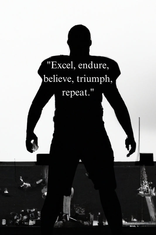 American Football Inspirational Quotes Black And white